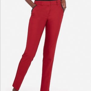 Express red/orange columnist ankle dress pant Sz 0